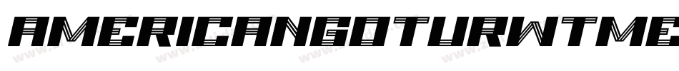 AmericanGotURWTMed Italic字体转换